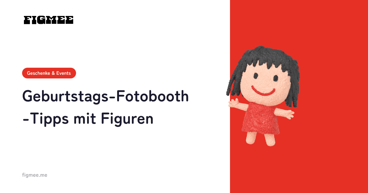 Geburtstags-Fotobooth-Tipps mit Figuren