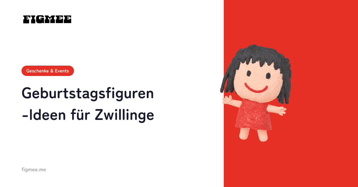 Geburtstagsfiguren-Ideen für Zwillinge