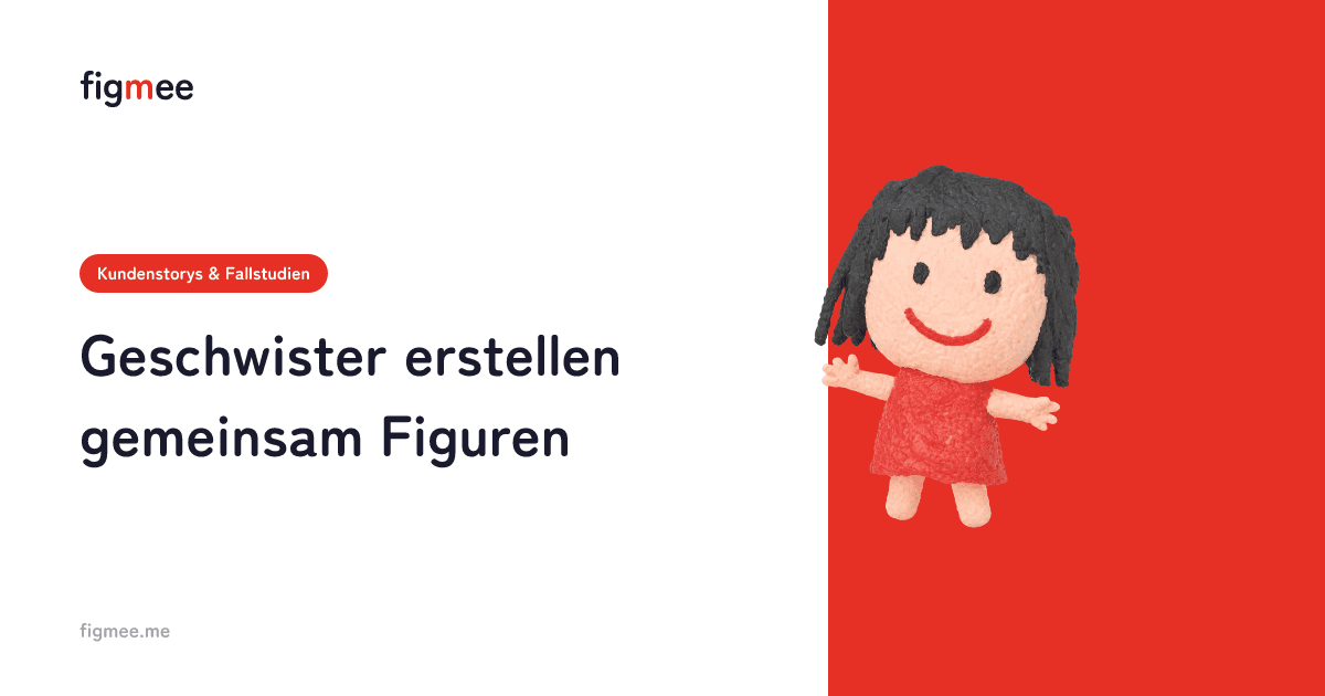 Geschwister erstellen gemeinsam Figuren