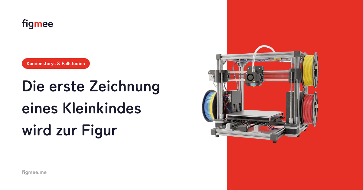 Die erste Zeichnung eines Kleinkindes wird zur Figur