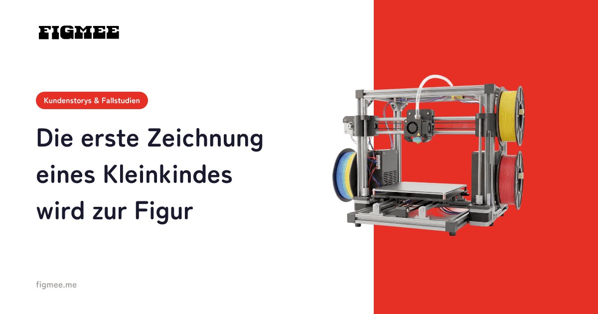Die erste Zeichnung eines Kleinkindes wird zur Figur