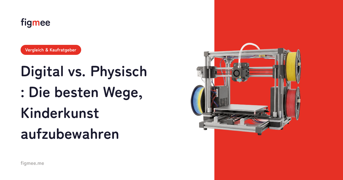 Digital vs. Physisch: Die besten Wege, Kinderkunst aufzubewahren