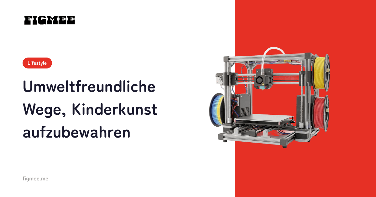 Umweltfreundliche Wege, Kinderkunst aufzubewahren