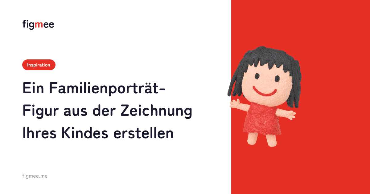 Ein Familienporträt-Figur aus der Zeichnung Ihres Kindes erstellen