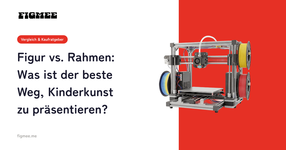 Figur vs. Rahmen: Was ist der beste Weg, Kinderkunst zu präsentieren?