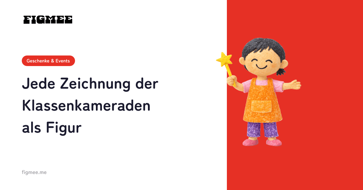 Jede Zeichnung der Klassenkameraden als Figur
