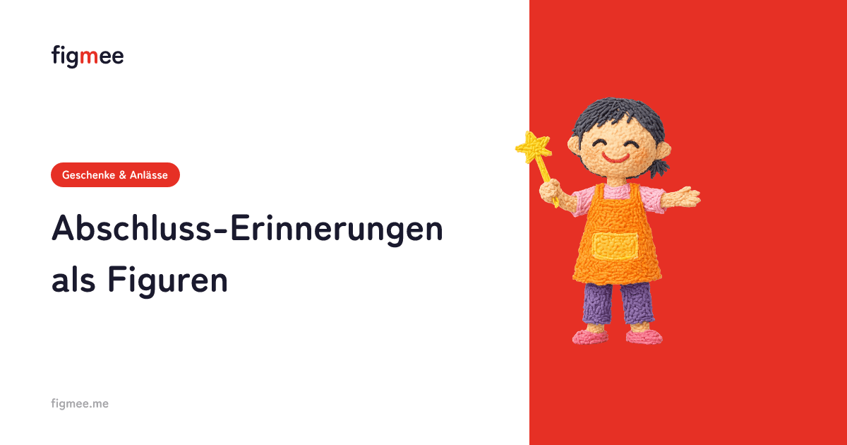 Abschluss-Erinnerungen als Figuren