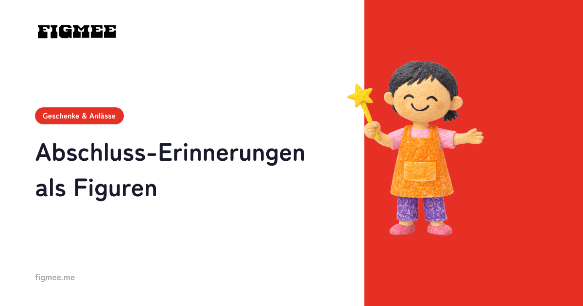Abschluss-Erinnerungen als Figuren