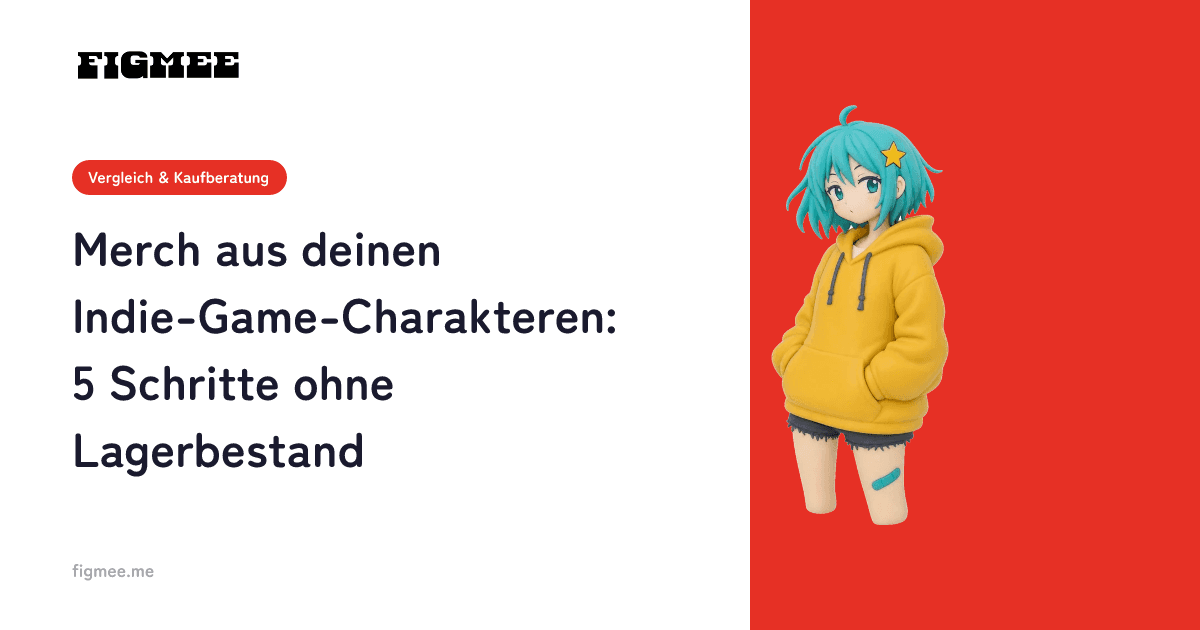 Merch aus deinen Indie-Game-Charakteren: 5 Schritte ohne Lagerbestand