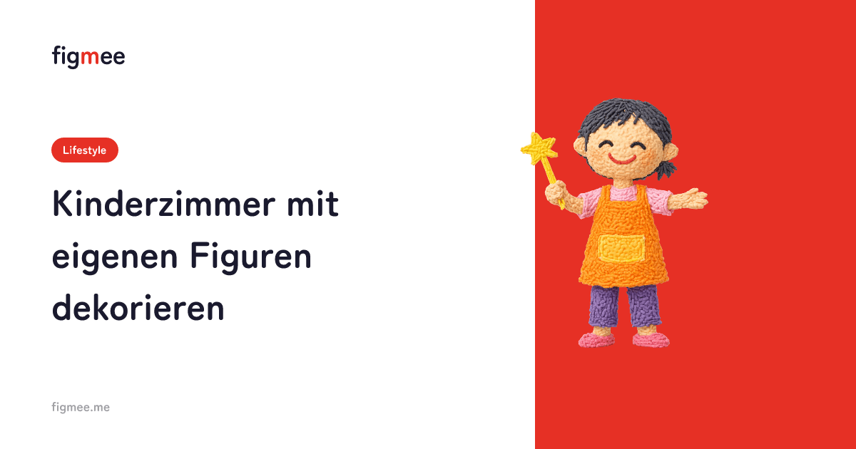 Kinderzimmer mit eigenen Figuren dekorieren