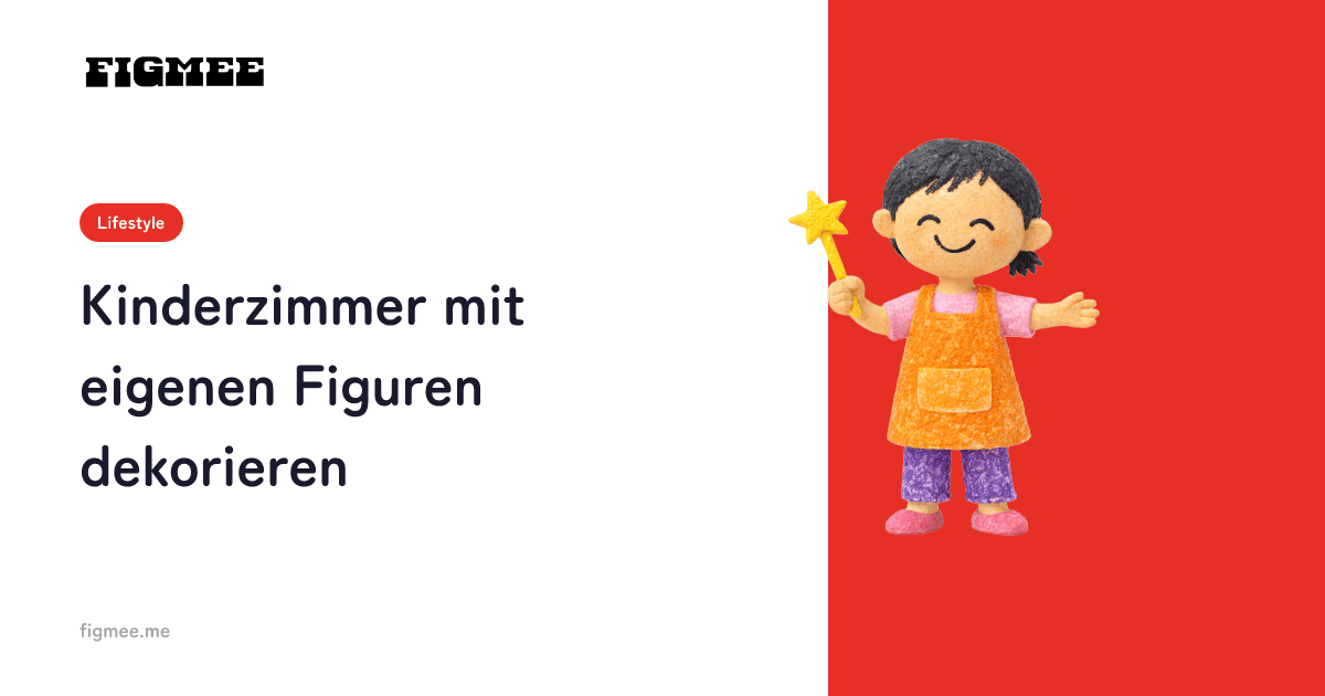 Kinderzimmer mit eigenen Figuren dekorieren