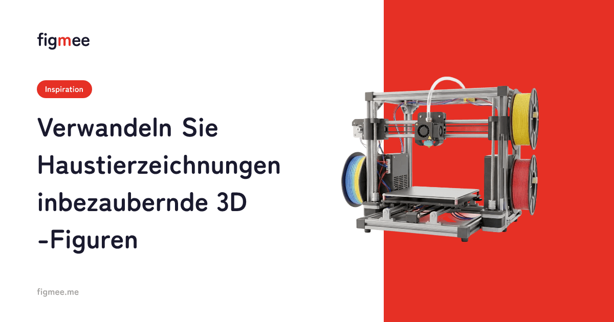 Verwandeln Sie Haustierzeichnungen in bezaubernde 3D-Figuren