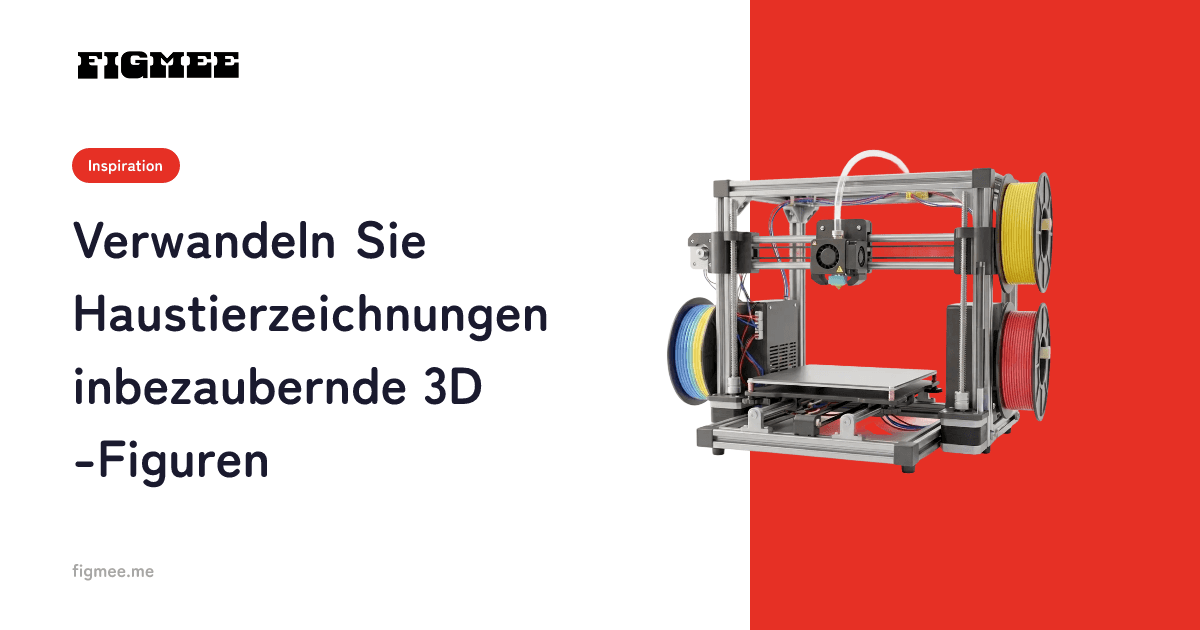 Verwandeln Sie Haustierzeichnungen in bezaubernde 3D-Figuren
