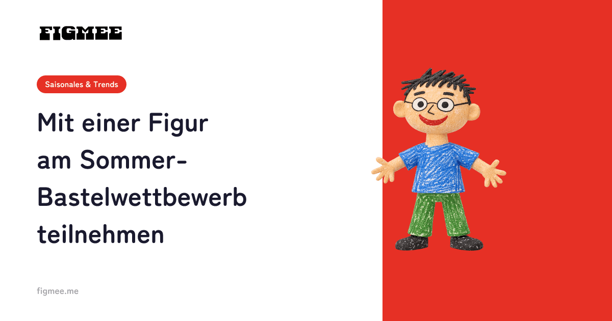 Mit einer Figur am Sommer-Bastelwettbewerb teilnehmen