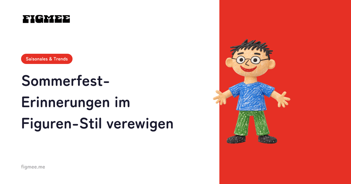 Sommerfest-Erinnerungen im Figuren-Stil verewigen