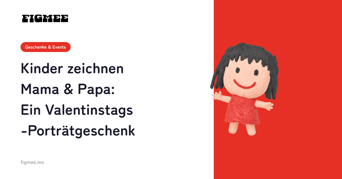 Kinder zeichnen Mama & Papa: Ein Valentinstags-Porträtgeschenk