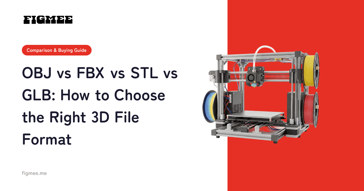 OBJ vs FBX vs STL vs GLB: How to Choose the Right 3D File Format
