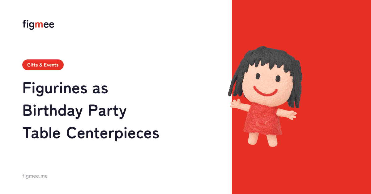 Figurines as Birthday Party Table Centerpieces