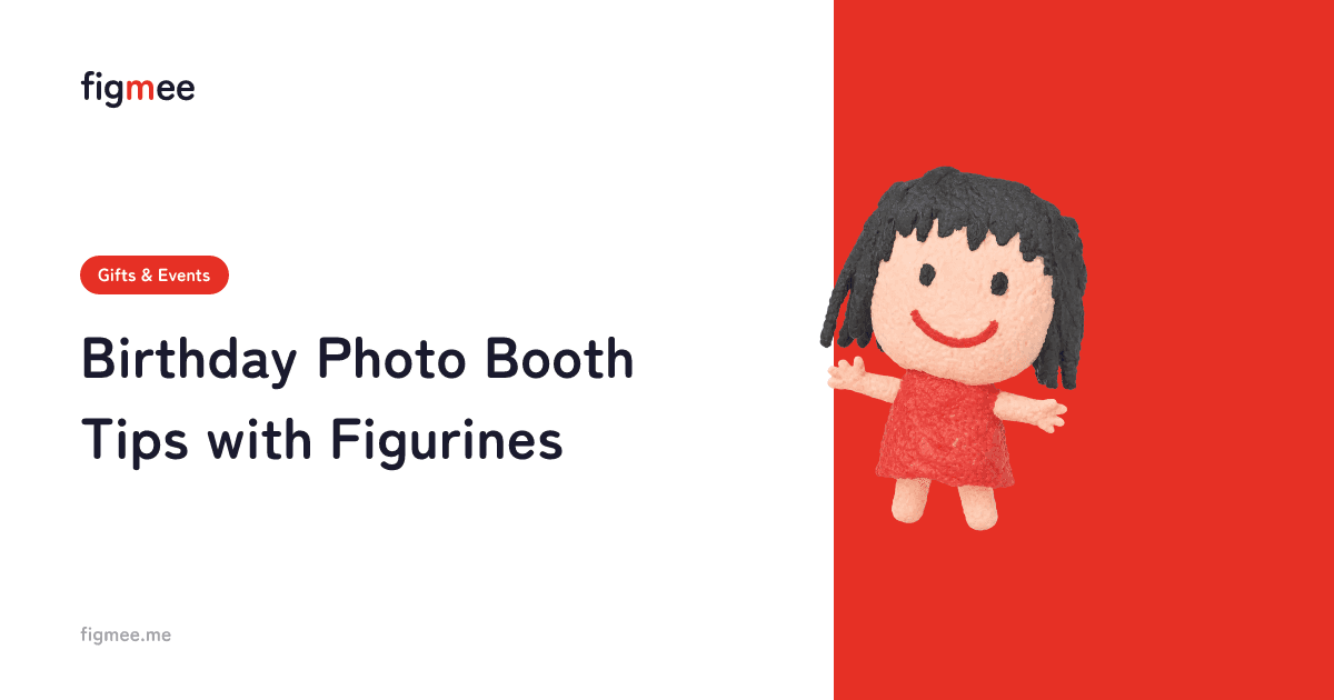 Birthday Photo Booth Tips with Figurines