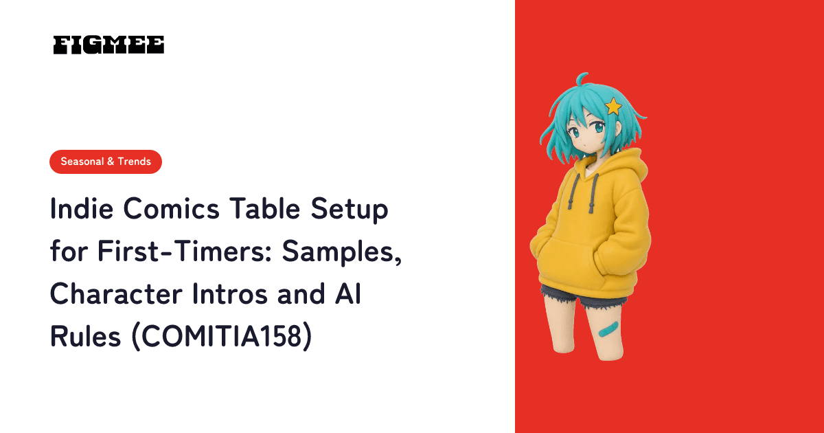 Indie Comics Table Setup for First-Timers: Samples, Character Intros and AI Rules (COMITIA158)