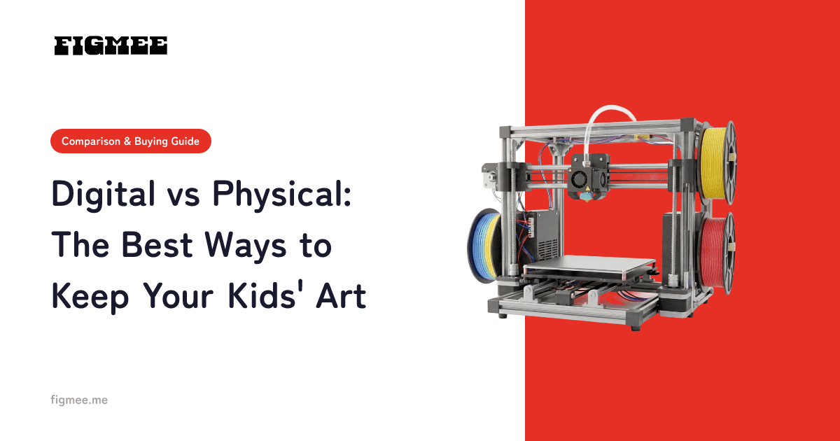Digital vs Physical: The Best Ways to Keep Your Kids' Art