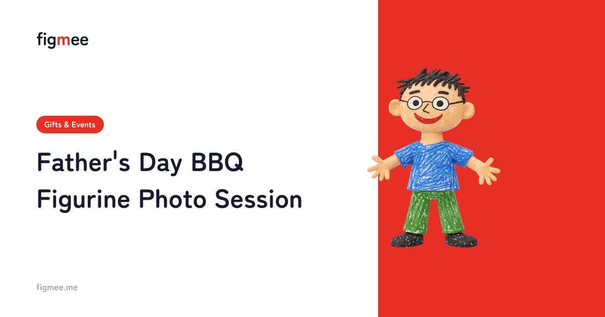 Father's Day BBQ Figurine Photo Session