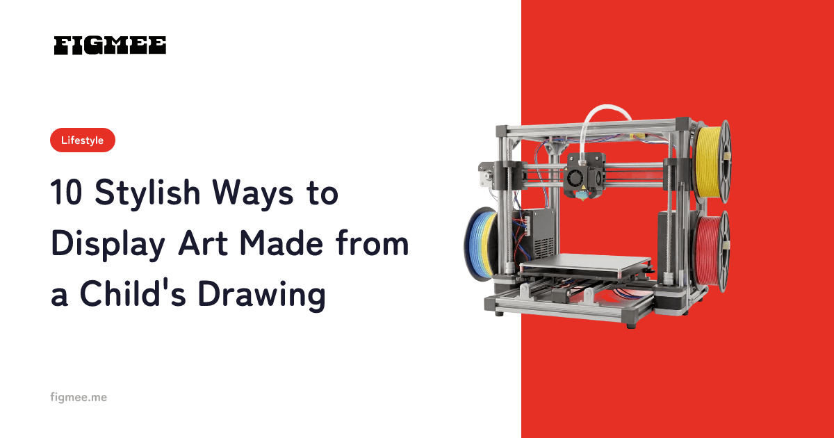 10 Stylish Ways to Display Art Made from a Child's Drawing