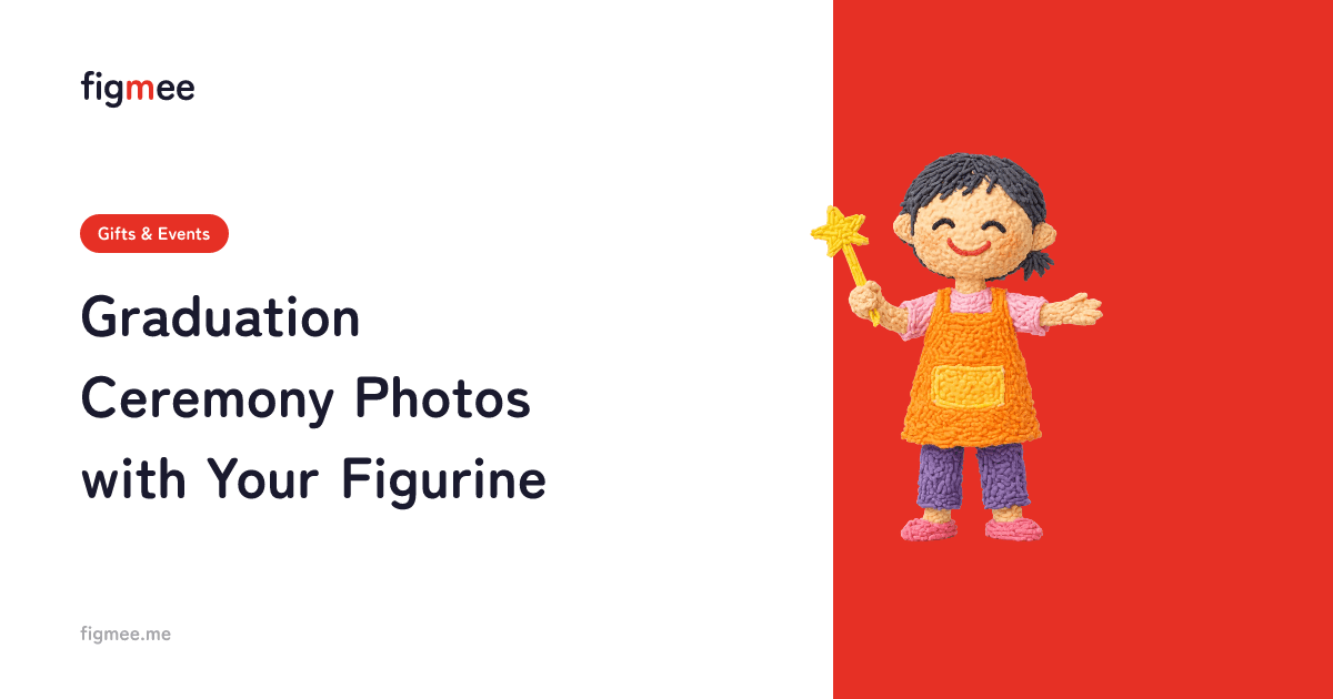 Graduation Ceremony Photos with Your Figurine