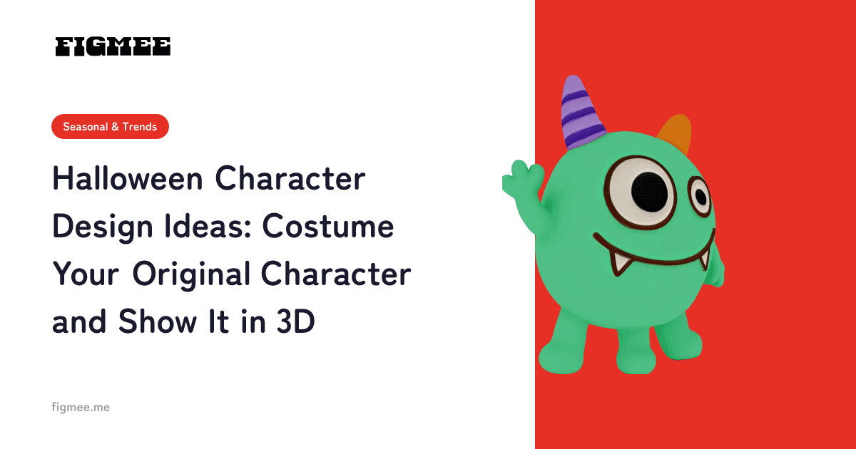 Halloween Character Design Ideas: Costume Your Original Character and Show It in 3D