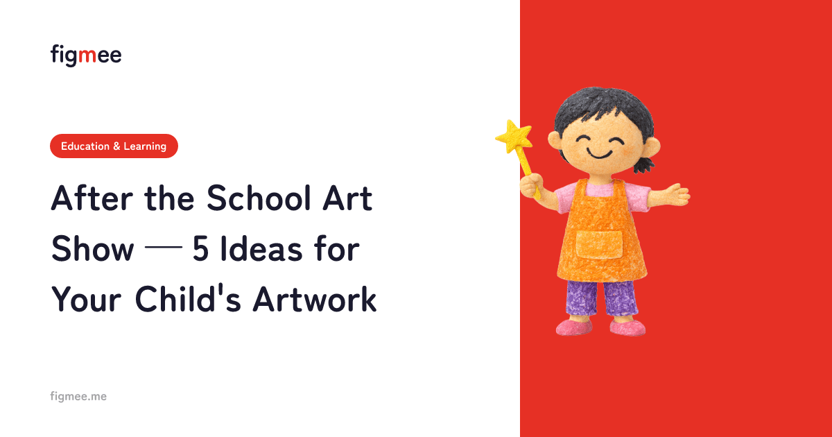 After the School Art Show — 5 Ideas for Your Child's Artwork