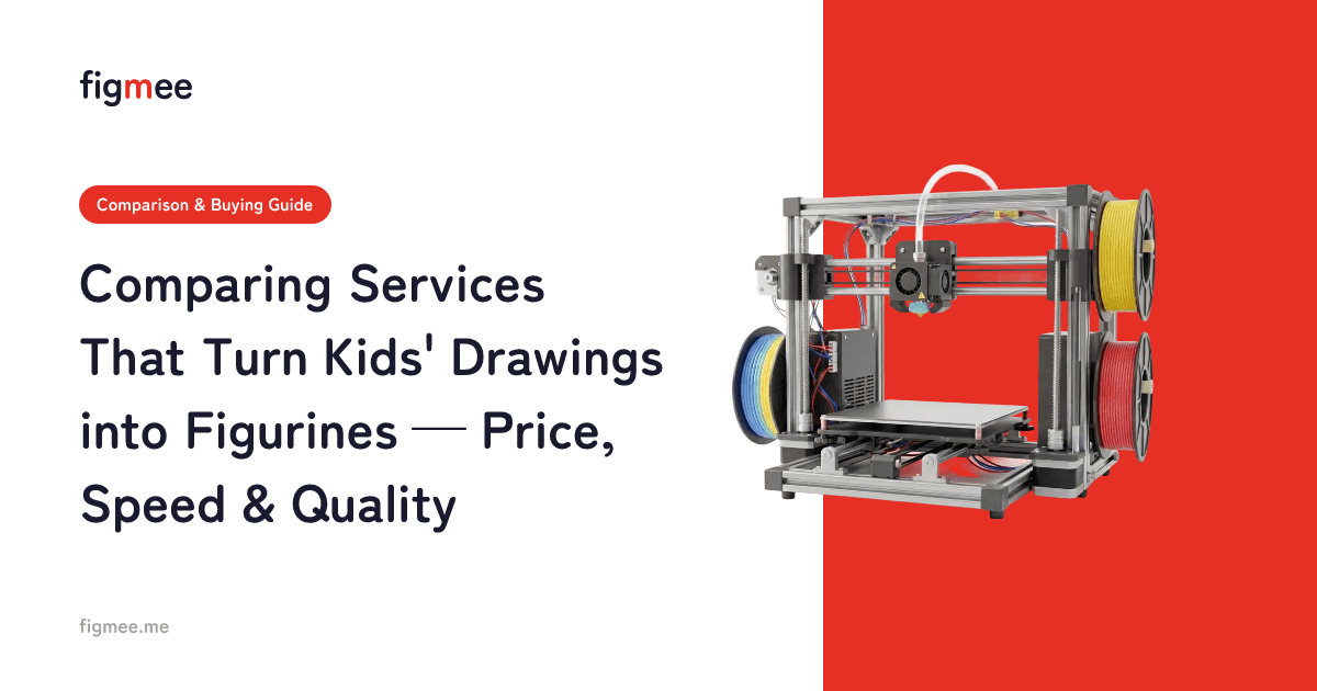 Comparing Services That Turn Kids' Drawings into Figurines — Price, Speed & Quality