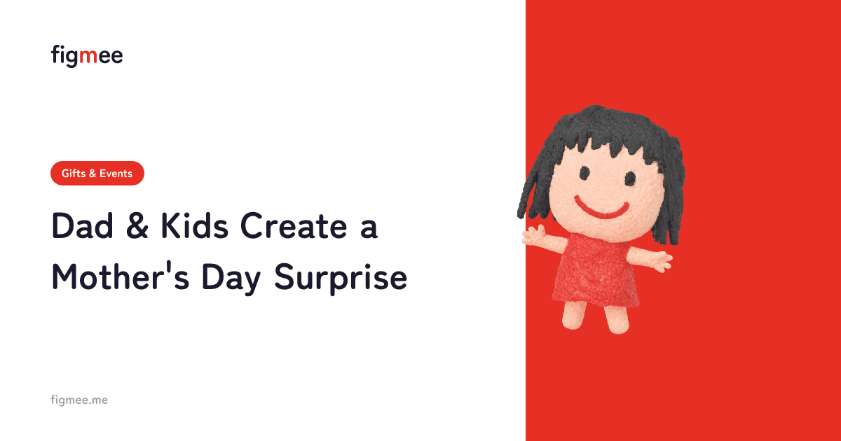Dad & Kids Create a Mother's Day Surprise