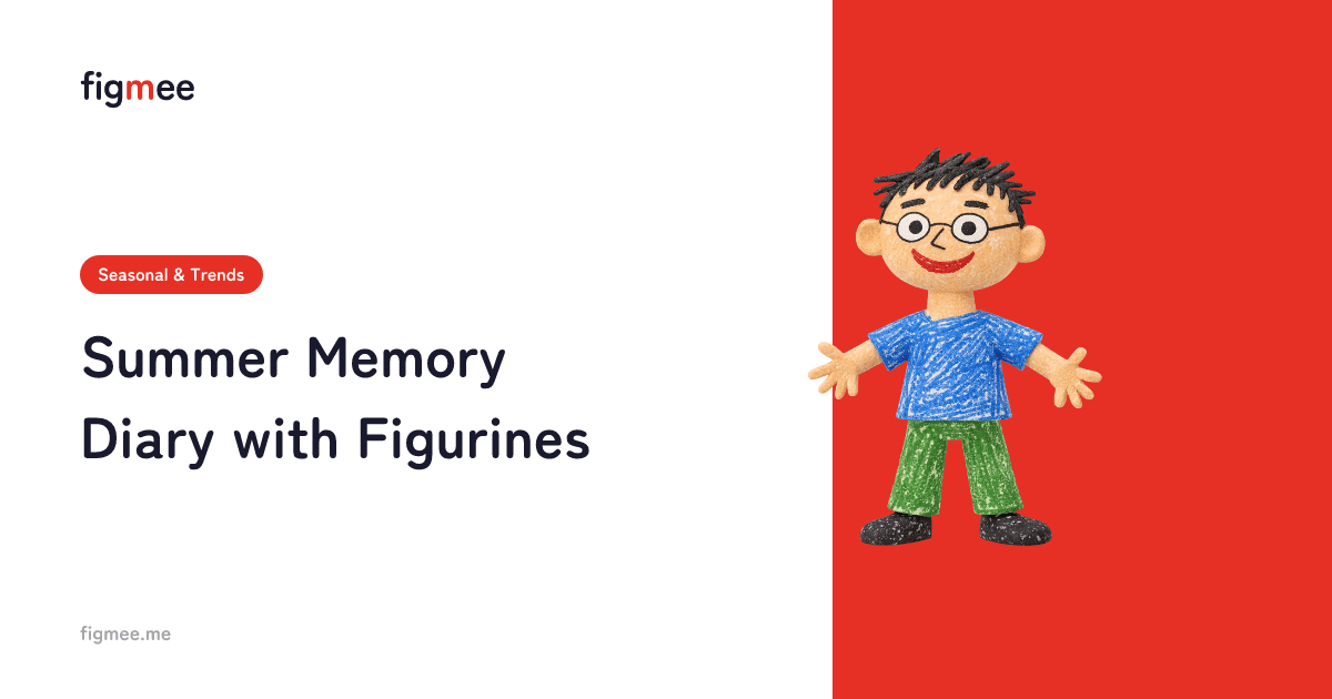 Summer Memory Diary with Figurines