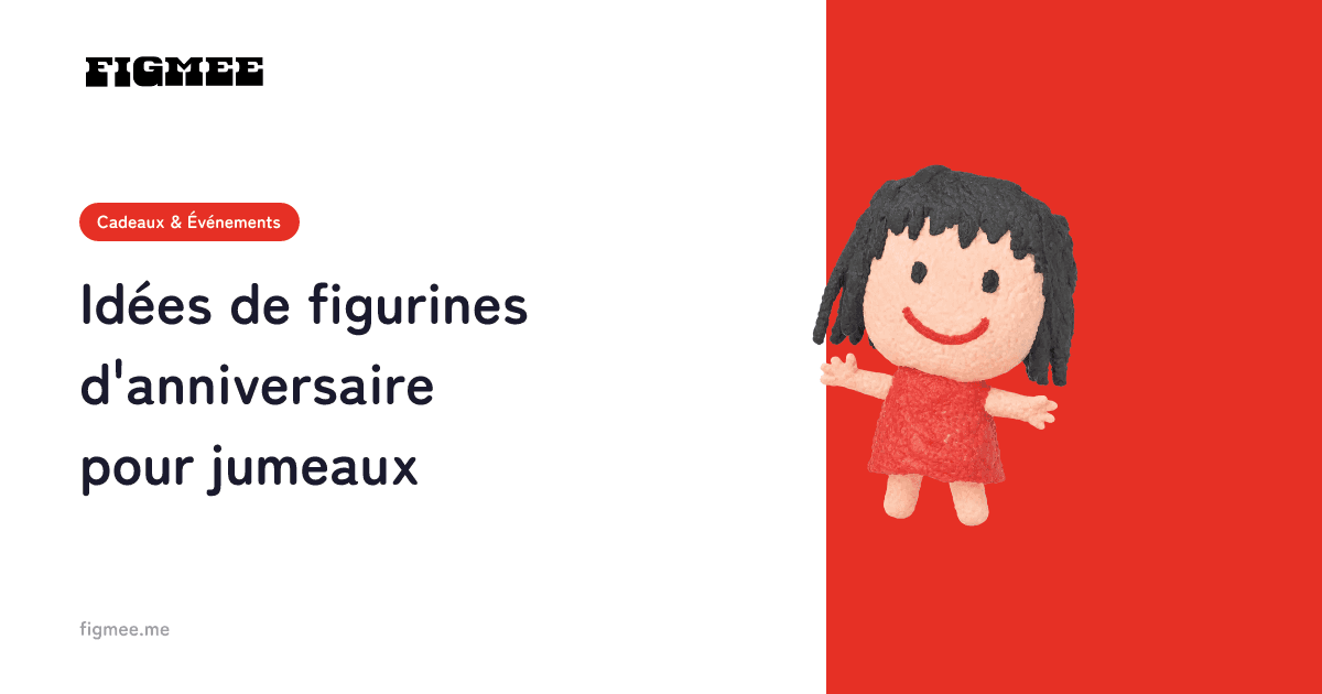 Idées de figurines d'anniversaire pour jumeaux