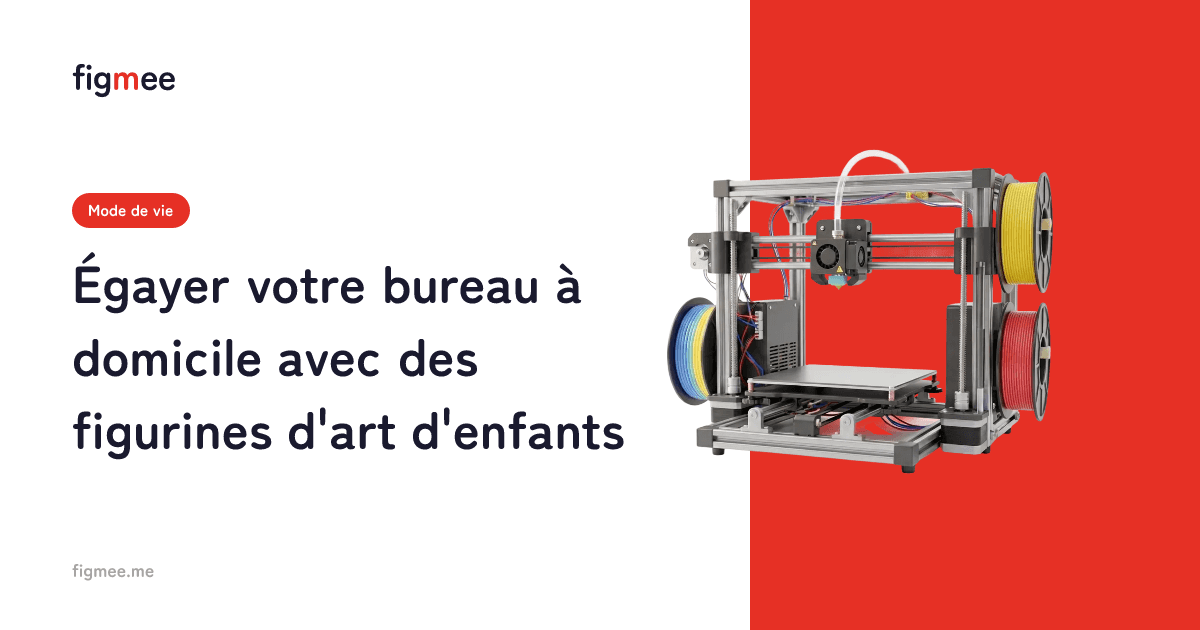 Égayer votre bureau à domicile avec des figurines d'art d'enfants