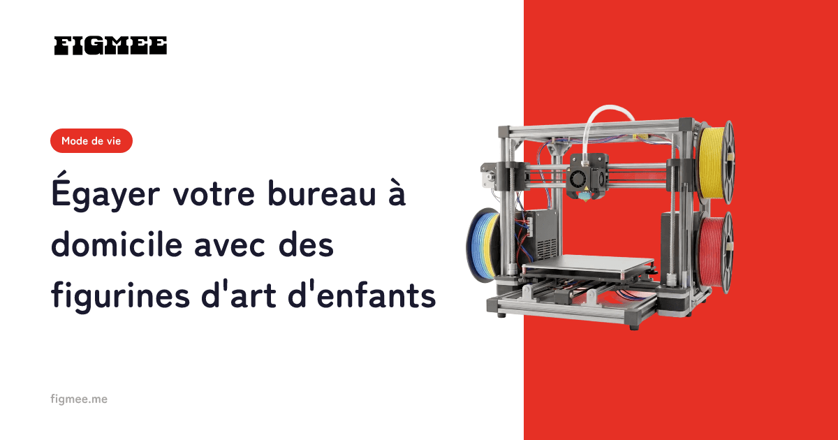 Égayer votre bureau à domicile avec des figurines d'art d'enfants