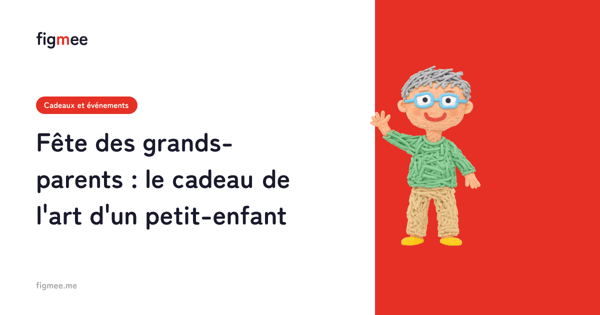 Fête des grands-parents : le cadeau de l'art d'un petit-enfant