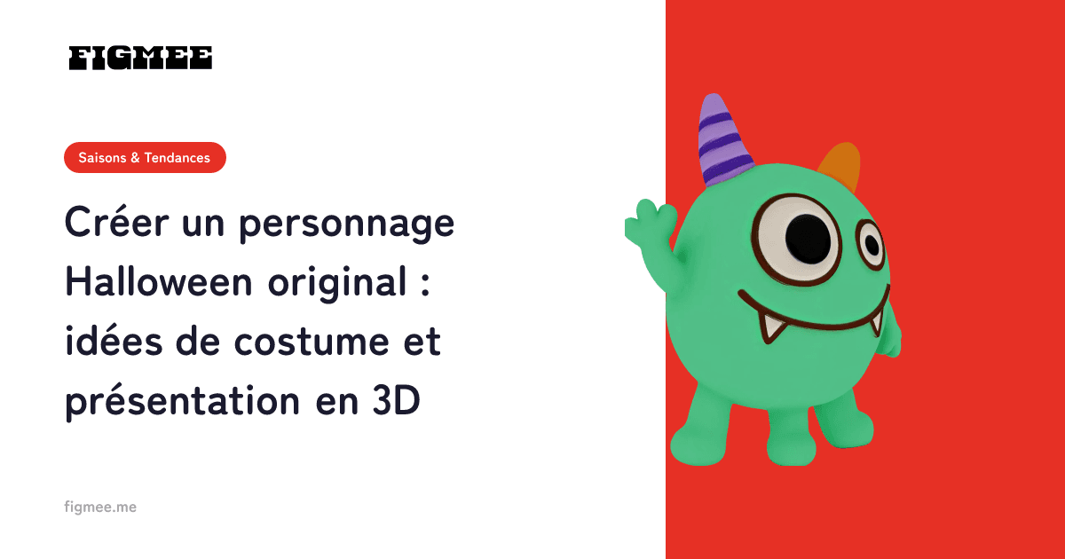 Créer un personnage Halloween original : idées de costume et présentation en 3D
