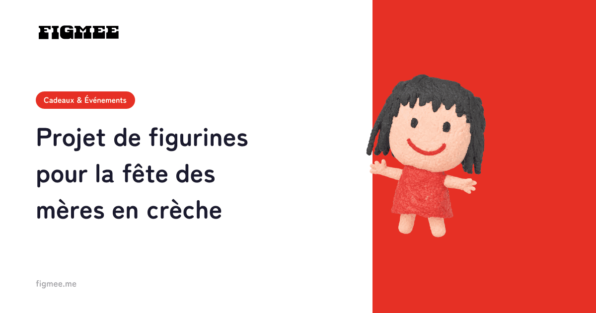 Projet de figurines pour la fête des mères en crèche