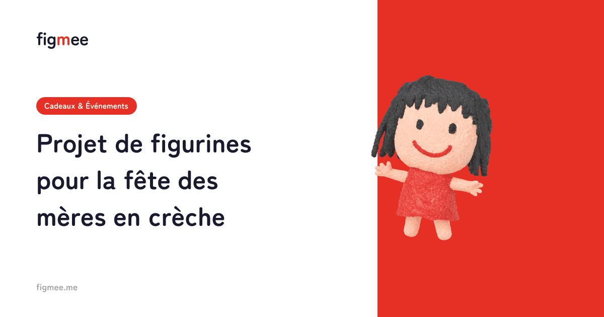 Projet de figurines pour la fête des mères en crèche