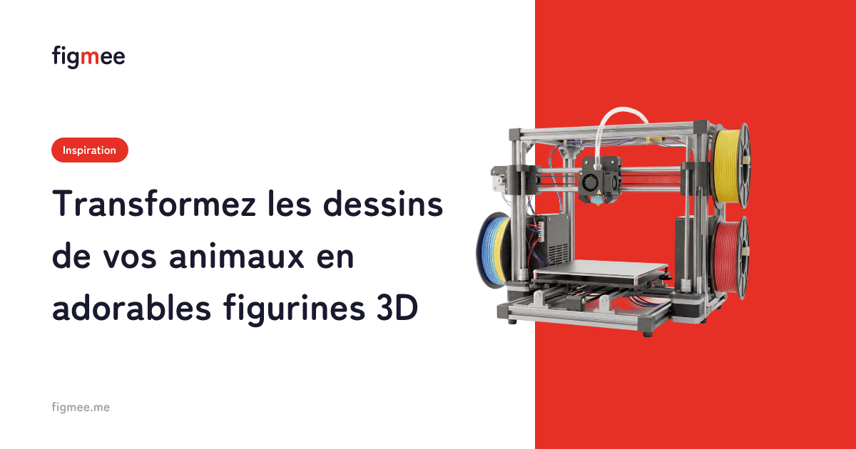 Transformez les dessins de vos animaux en adorables figurines 3D