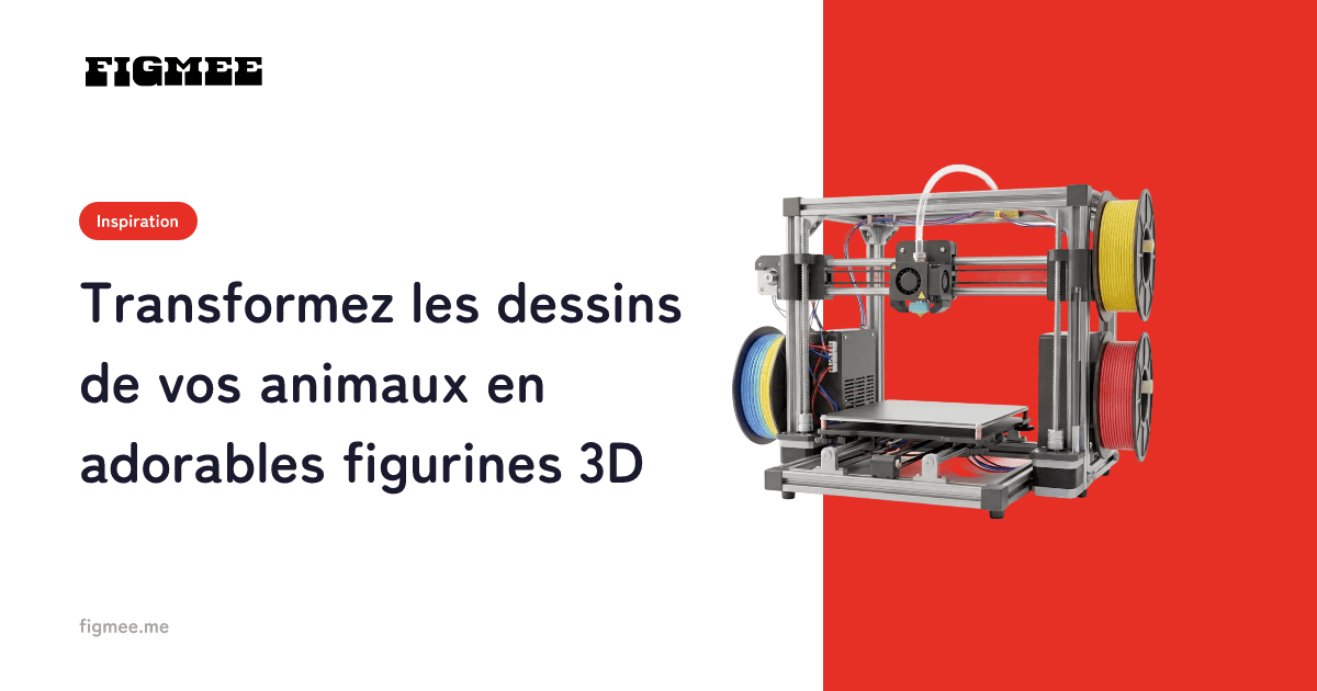 Transformez les dessins de vos animaux en adorables figurines 3D