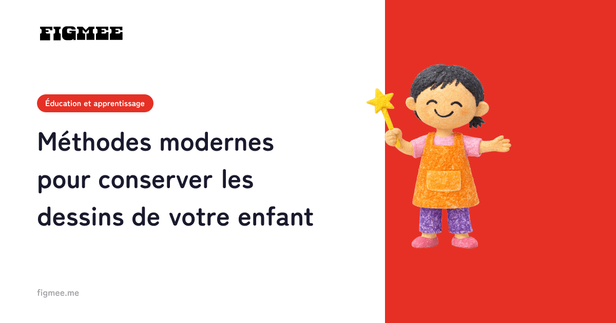 Méthodes modernes pour conserver les dessins de votre enfant