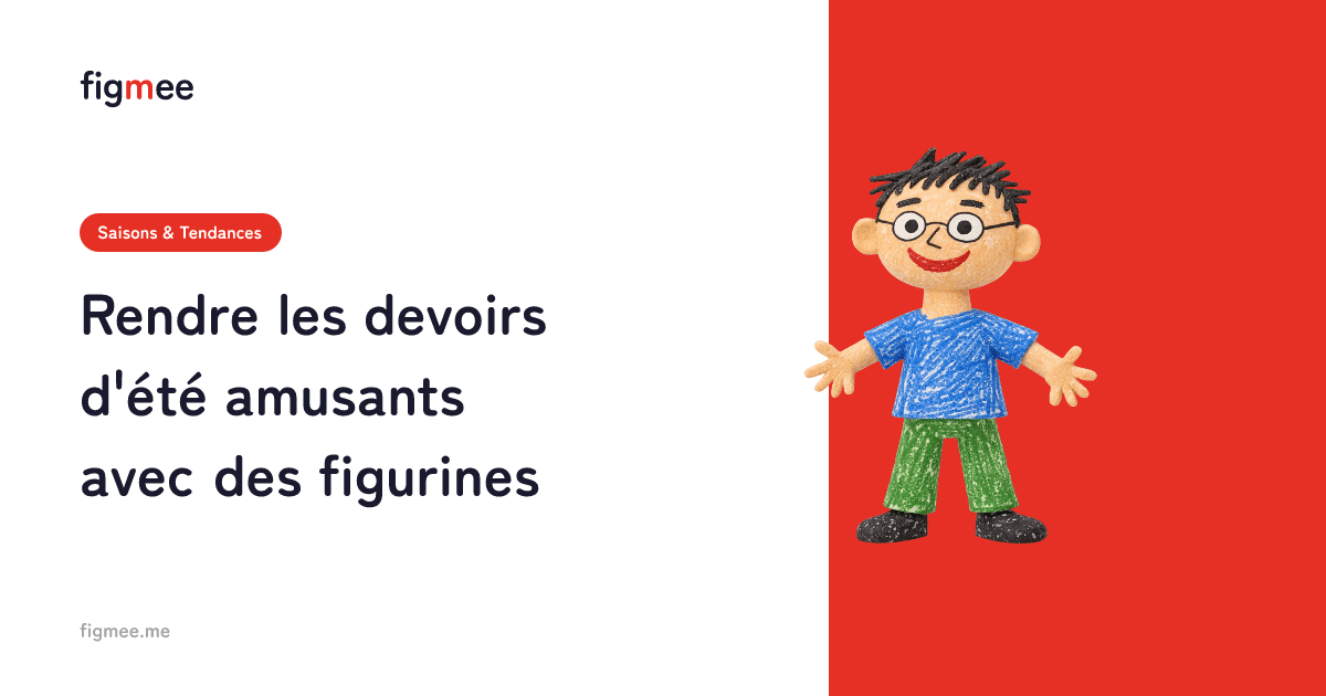 Rendre les devoirs d'été amusants avec des figurines