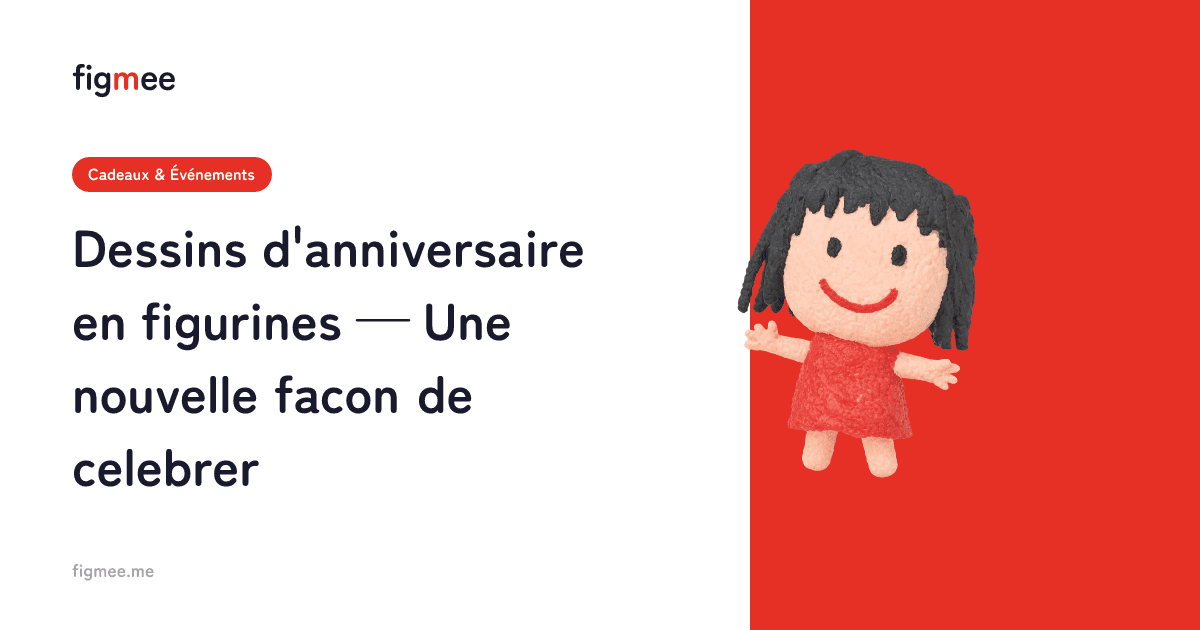 Dessins d'anniversaire en figurines — Une nouvelle facon de celebrer