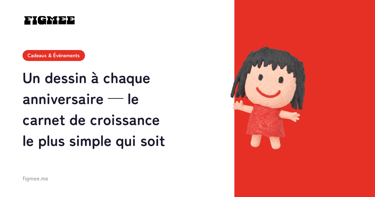 Un dessin à chaque anniversaire — le carnet de croissance le plus simple qui soit