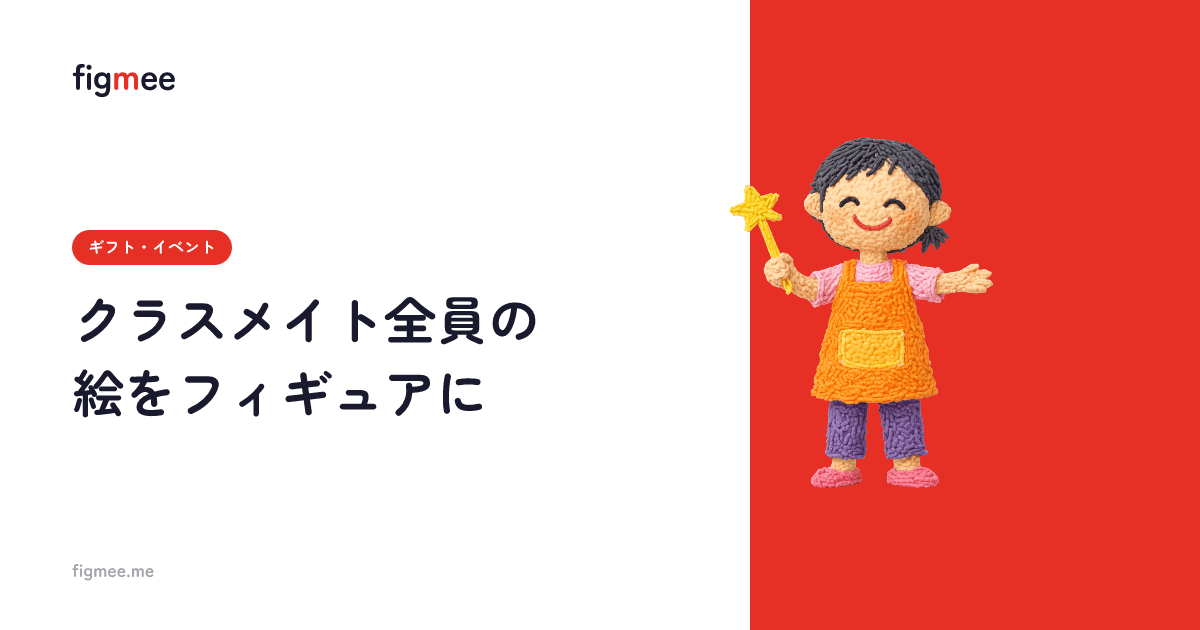 クラスメイト全員の絵をフィギュアに