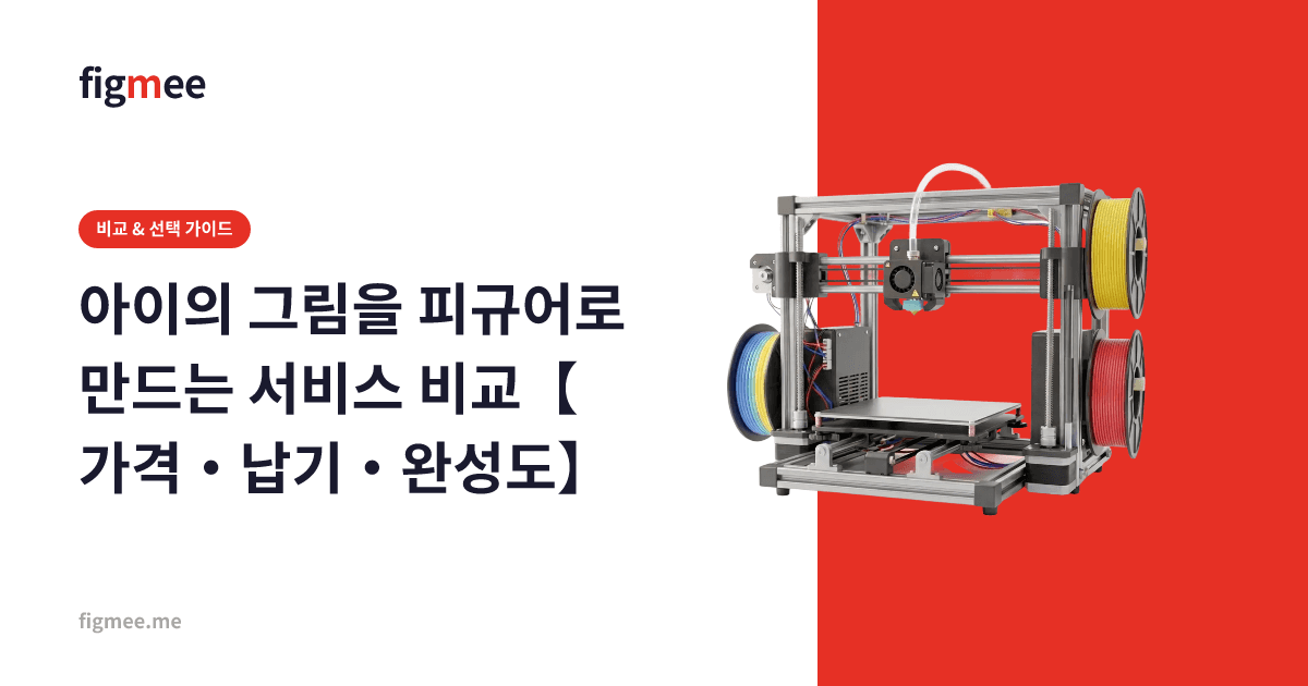 아이의 그림을 피규어로 만드는 서비스 비교【가격・납기・완성도】