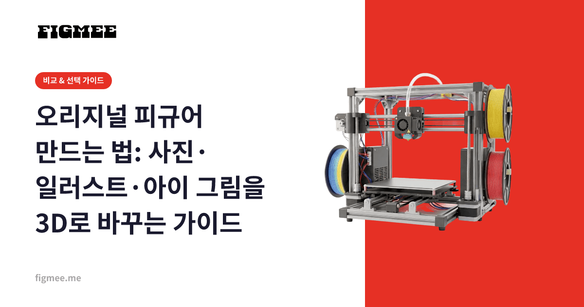 오리지널 피규어 만드는 법: 사진·일러스트·아이 그림을 3D로 바꾸는 가이드