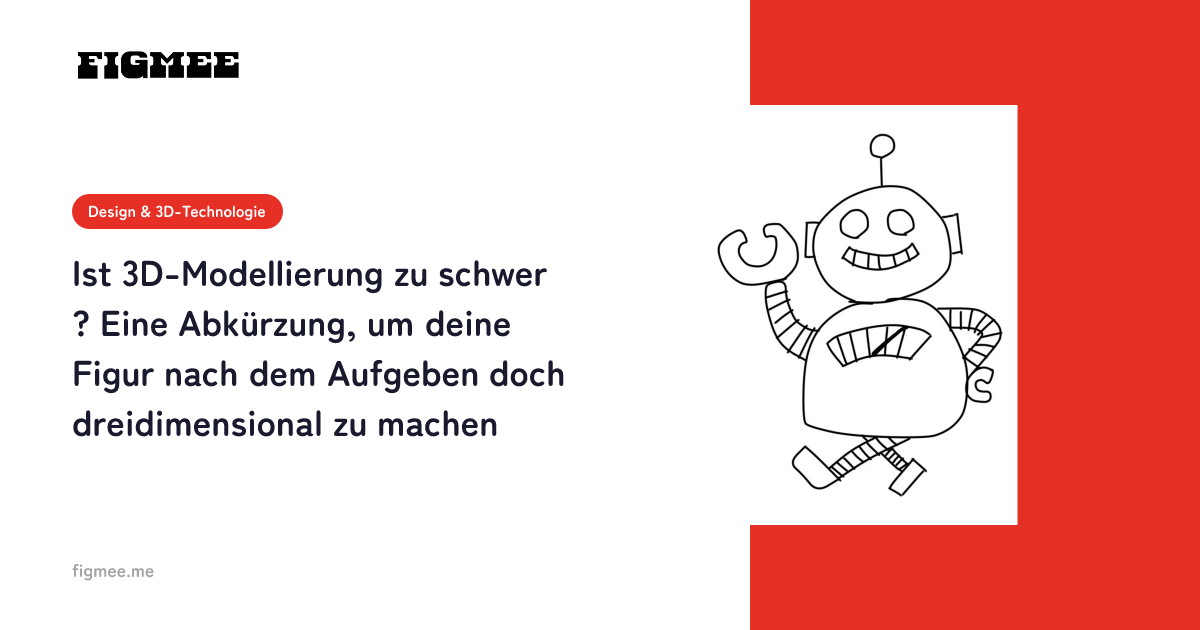 Ist 3D-Modellierung zu schwer? Eine Abkürzung, um deine Figur nach dem Aufgeben doch dreidimensional zu machen